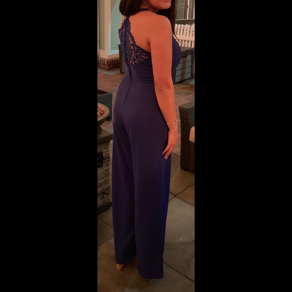MONIQUE LACE BACK JUMPSUIT